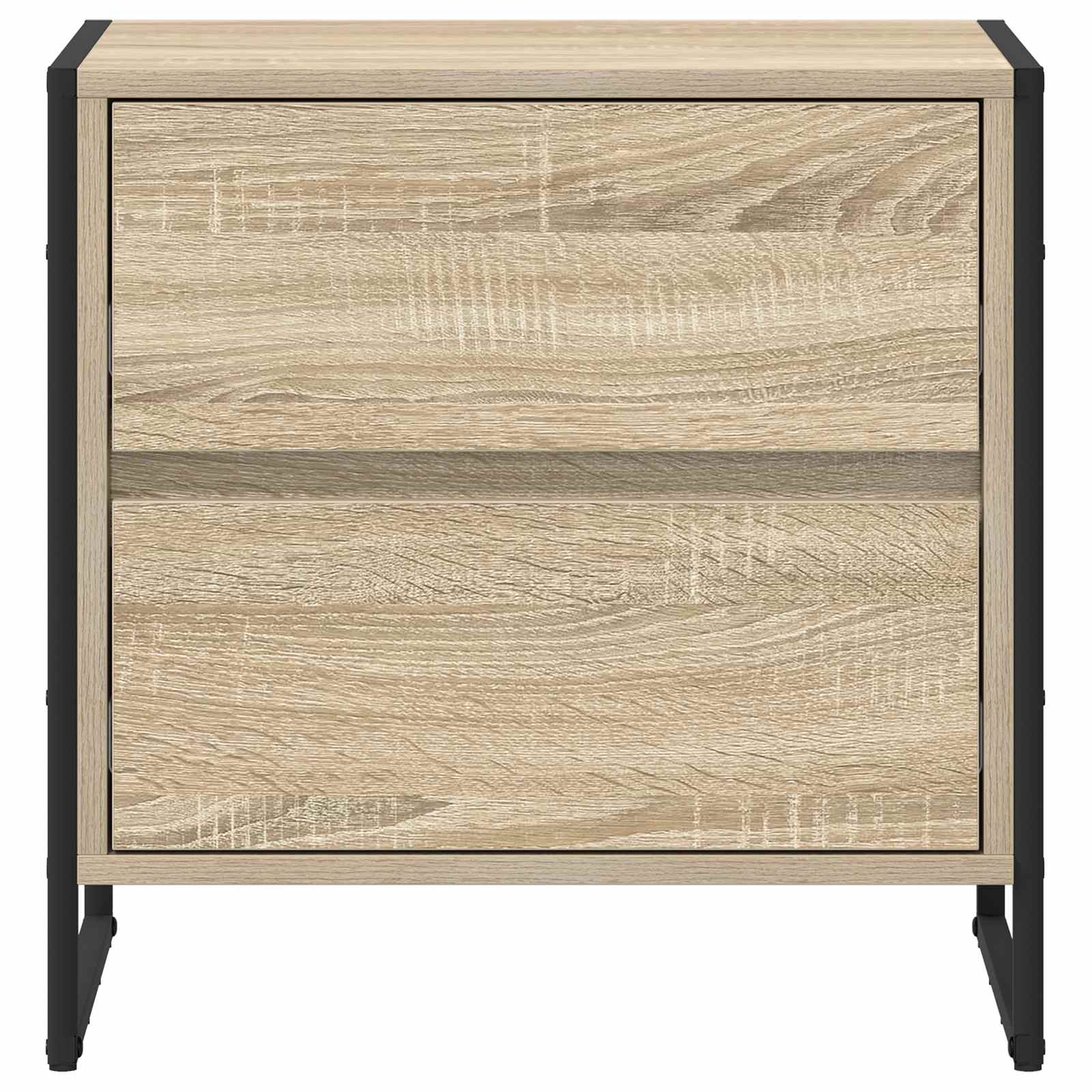 vidaXL Bedside Table 2 pcs Sonoma 50 x 39.5 x 50 cm Engineered Wood 6