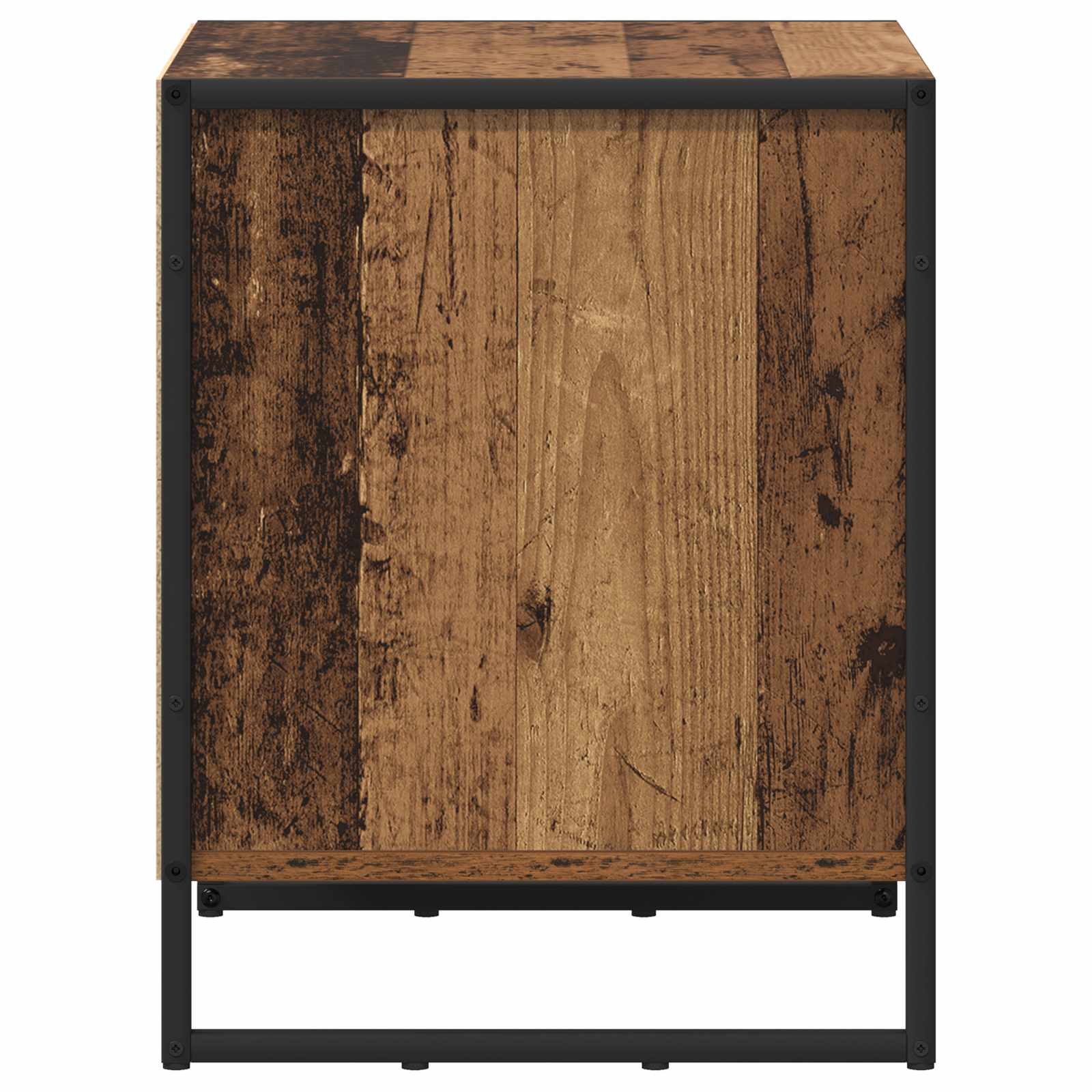 vidaXL Bedside Table Old Wood 50 x 39.5 x 50 cm Engineered Wood 6