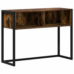 vidaXL End Table Smoke Oak 100 x 36 x 75 cm Engineered Wood 2
