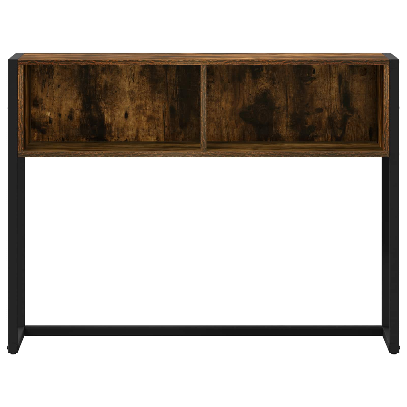 vidaXL End Table Smoke Oak 100 x 36 x 75 cm Engineered Wood 5