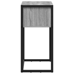 vidaXL End Table Grey Sonoma 100 x 36 x 75 cm Engineered Wood 6
