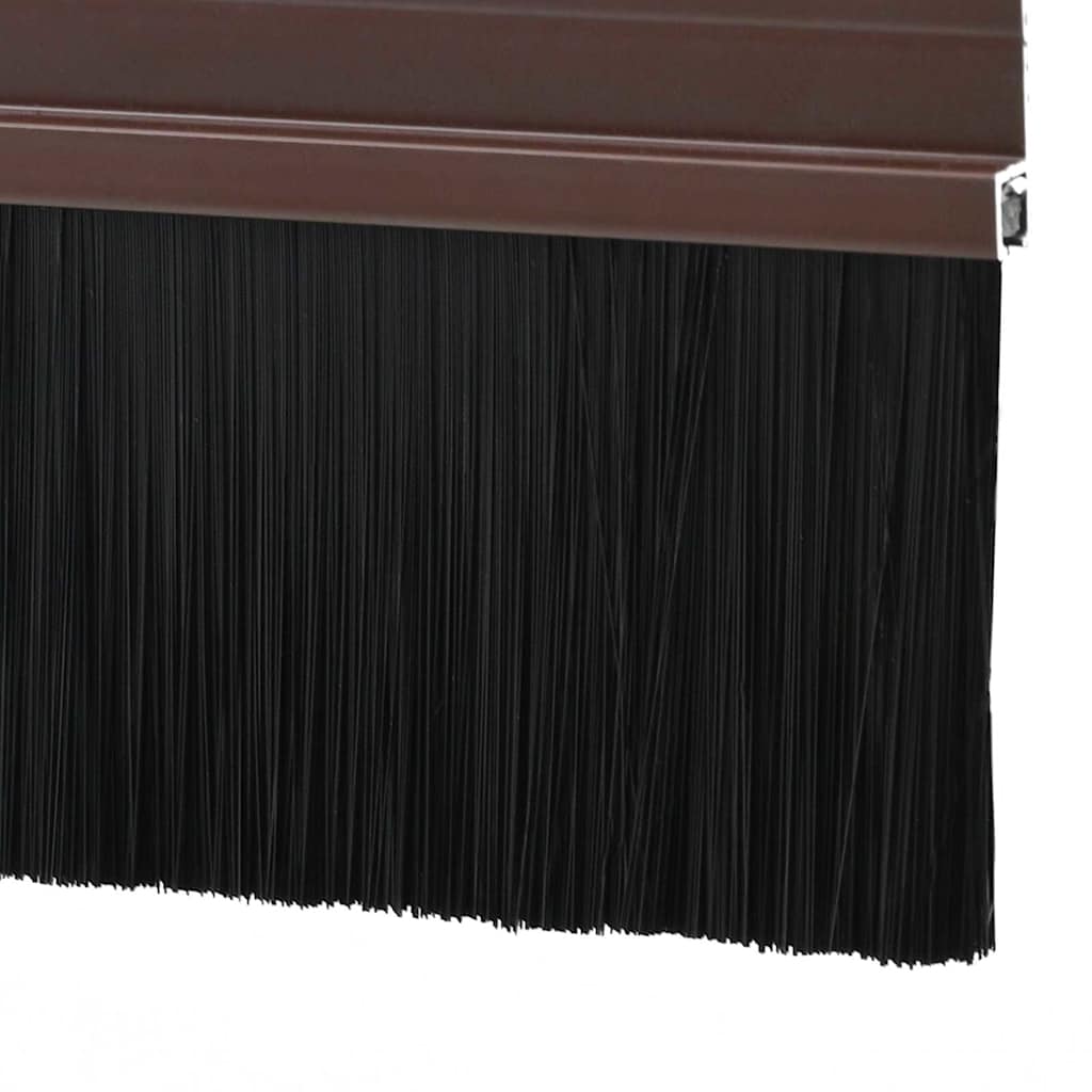 vidaXL Self-adhesive Door Brush Seals 12 pcs 100 cm Aluminium Alloy 6