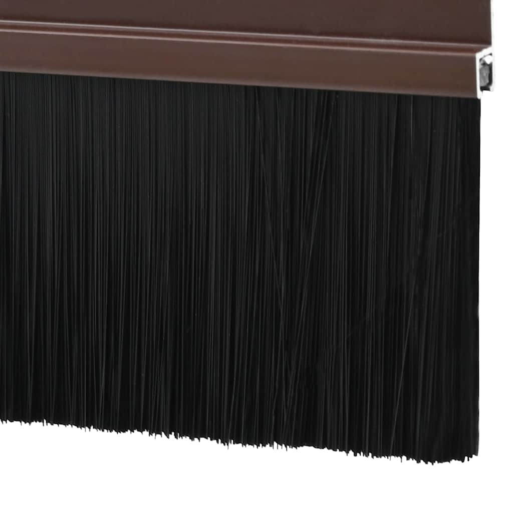 vidaXL Self-adhesive Door Brush Seals 12 pcs 100 cm Aluminium Alloy 6