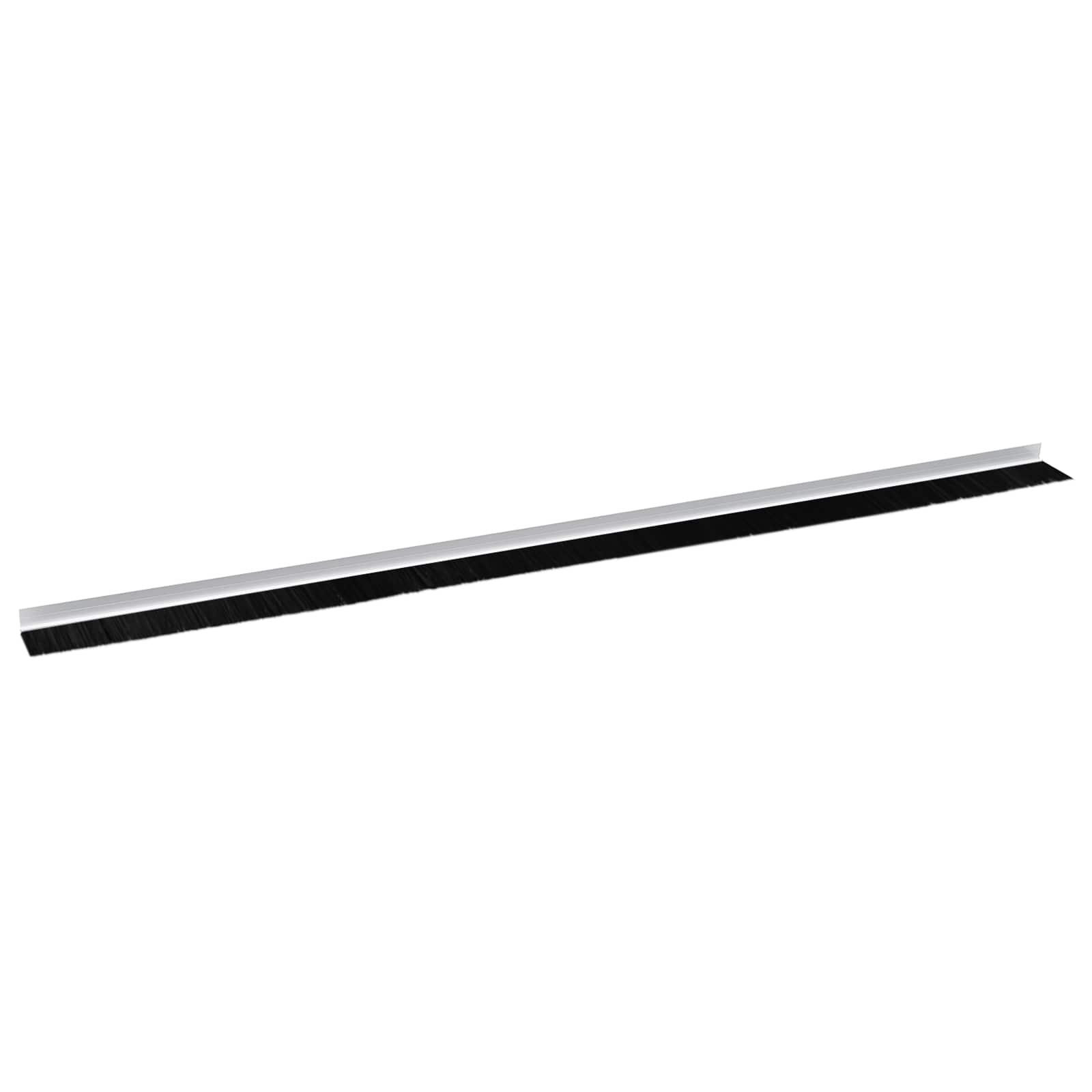 vidaXL Self-adhesive Door Brush Seals 12 pcs 100 cm Aluminium Alloy 5