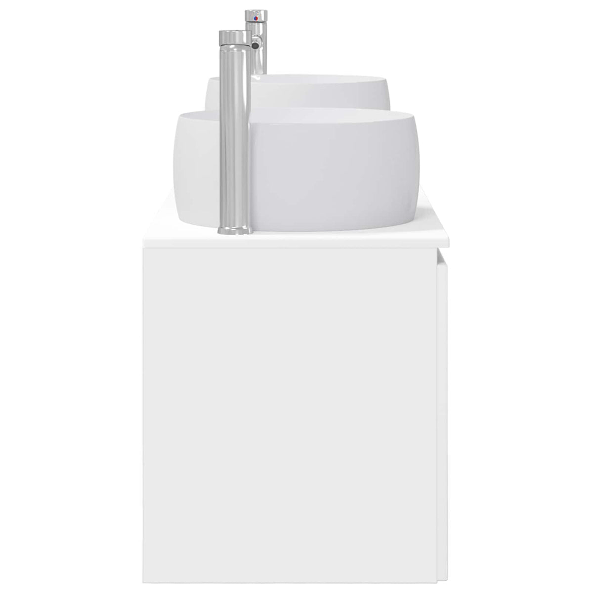 Bathroom Cabinet Set 3 pcs 161.5 x 44.5 x 80 cm White