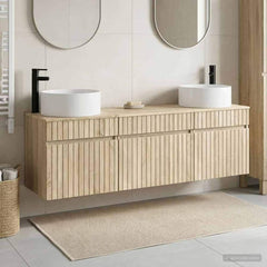 Bathroom Cabinet Set 3 pcs 157 x 44.5 x 80 cm Sonoma oak