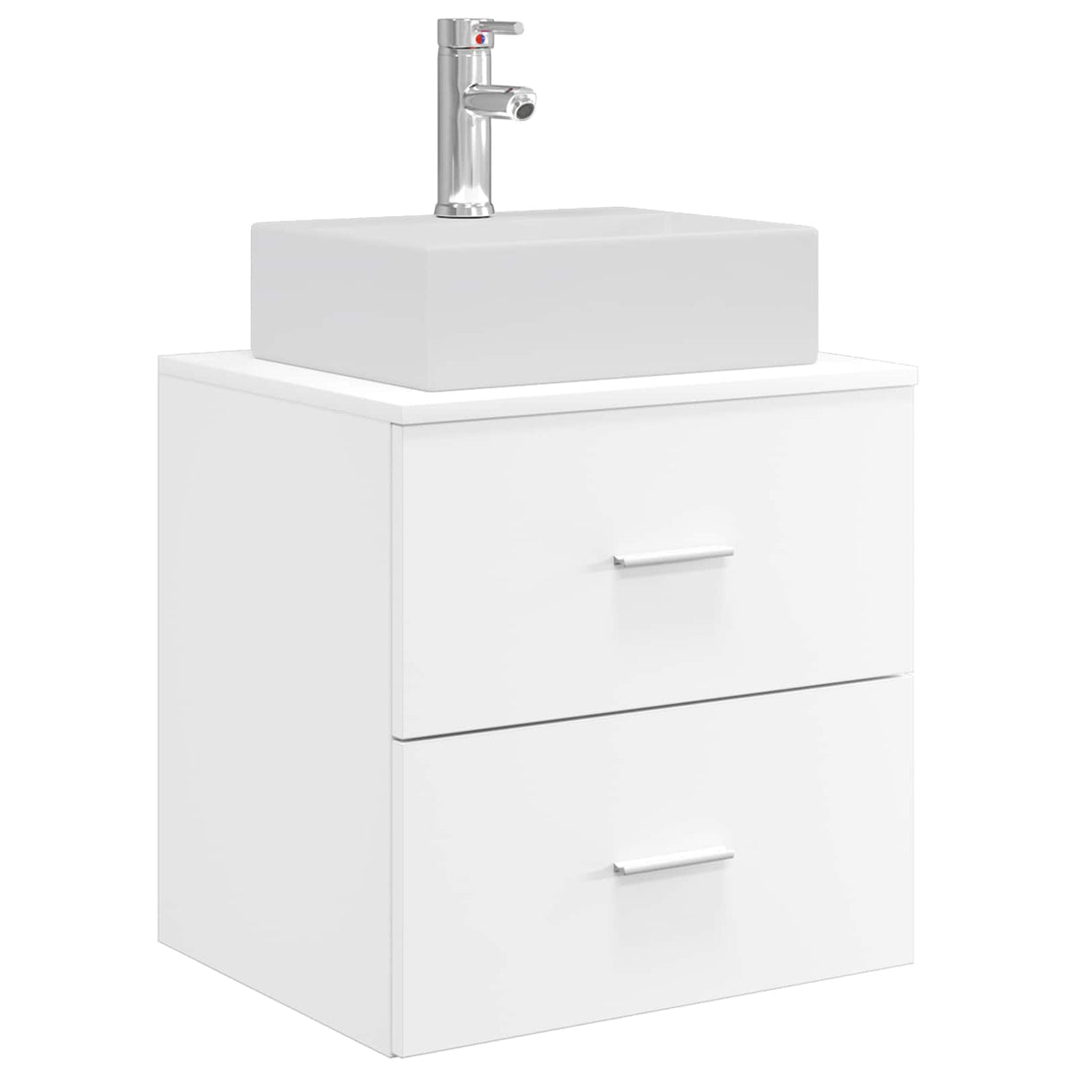 Bathroom Cabinet Set 3 pcs 129 x 41 x 79.5 cm White
