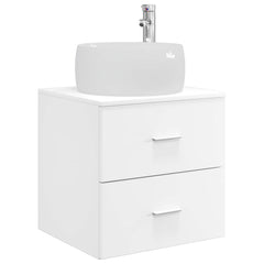 Wall-mounted Bathroom Cabinet Set 3 pcs White