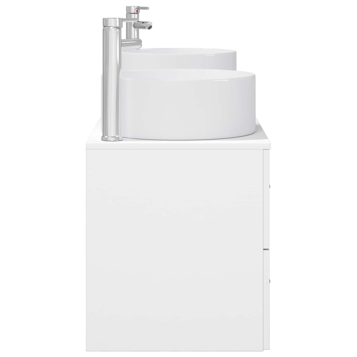 Bathroom Cabinet Set 3 pcs 161.5 x 44.5 x 80 cm White