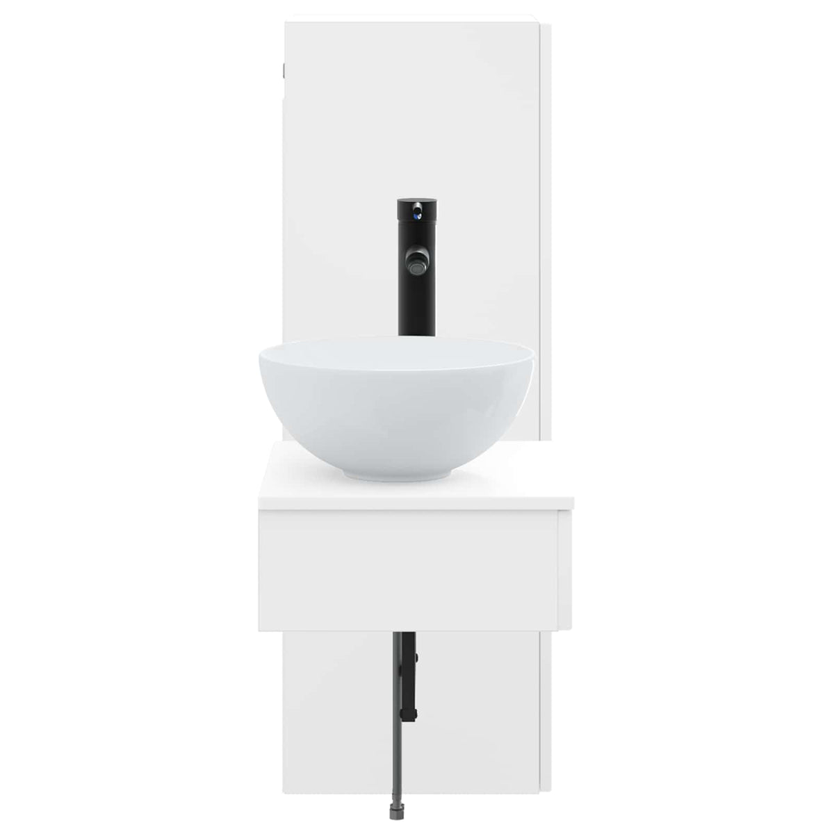 Bathroom Cabinet Set 2 pcs 33 x 34.5 x 100 cm White