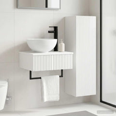 Bathroom Cabinet Set 2 pcs 33 x 34.5 x 100 cm High gloss white