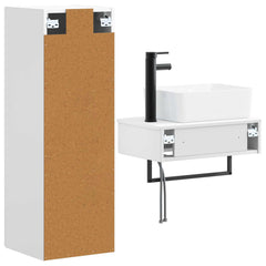 Bathroom Cabinet Set 2 pcs 33 x 34.5 x 100 cm White