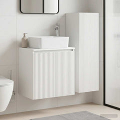 Bathroom Cabinet Set 2 pcs 33 x 34.5 x 100 cm White