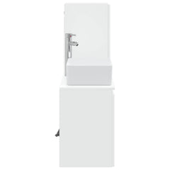 Bathroom Cabinet Set 2 pcs 33 x 34.5 x 100 cm White