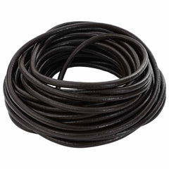 vidaXL Leather Cord 1 Dark Brown Ø4 mm x 50 m Leather 1
