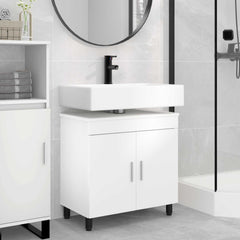 vidaXL Bathroom Vanity Unit White 60 x 35 x 60 cm Engineered Wood 1