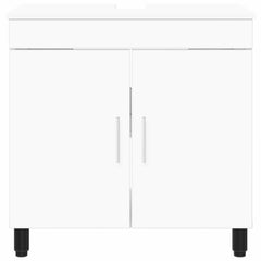 vidaXL Bathroom Vanity Unit White 60 x 35 x 60 cm Engineered Wood 5