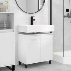 vidaXL Bathroom Vanity Unit White 60 x 35 x 60 cm Engineered Wood 1