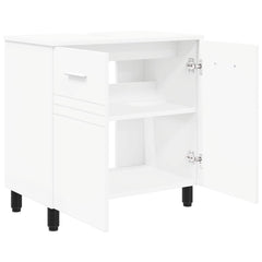 vidaXL Bathroom Vanity Unit White 60 x 35 x 60 cm Engineered Wood 4