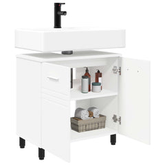 Bathroom Vanity Unit 60 x 35 x 60 cm Engineered Wood White