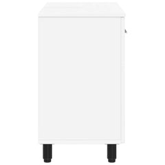 vidaXL Bathroom Vanity Unit White 60 x 35 x 60 cm Engineered Wood 6