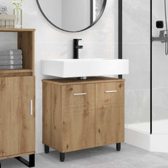 Bathroom Vanity Unit 60 x 35 x 60 cm Engineered Wood Artisan oak
