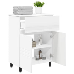 Bathroom Vanity Unit 60 x 35 x 80 cm Engineered Wood White