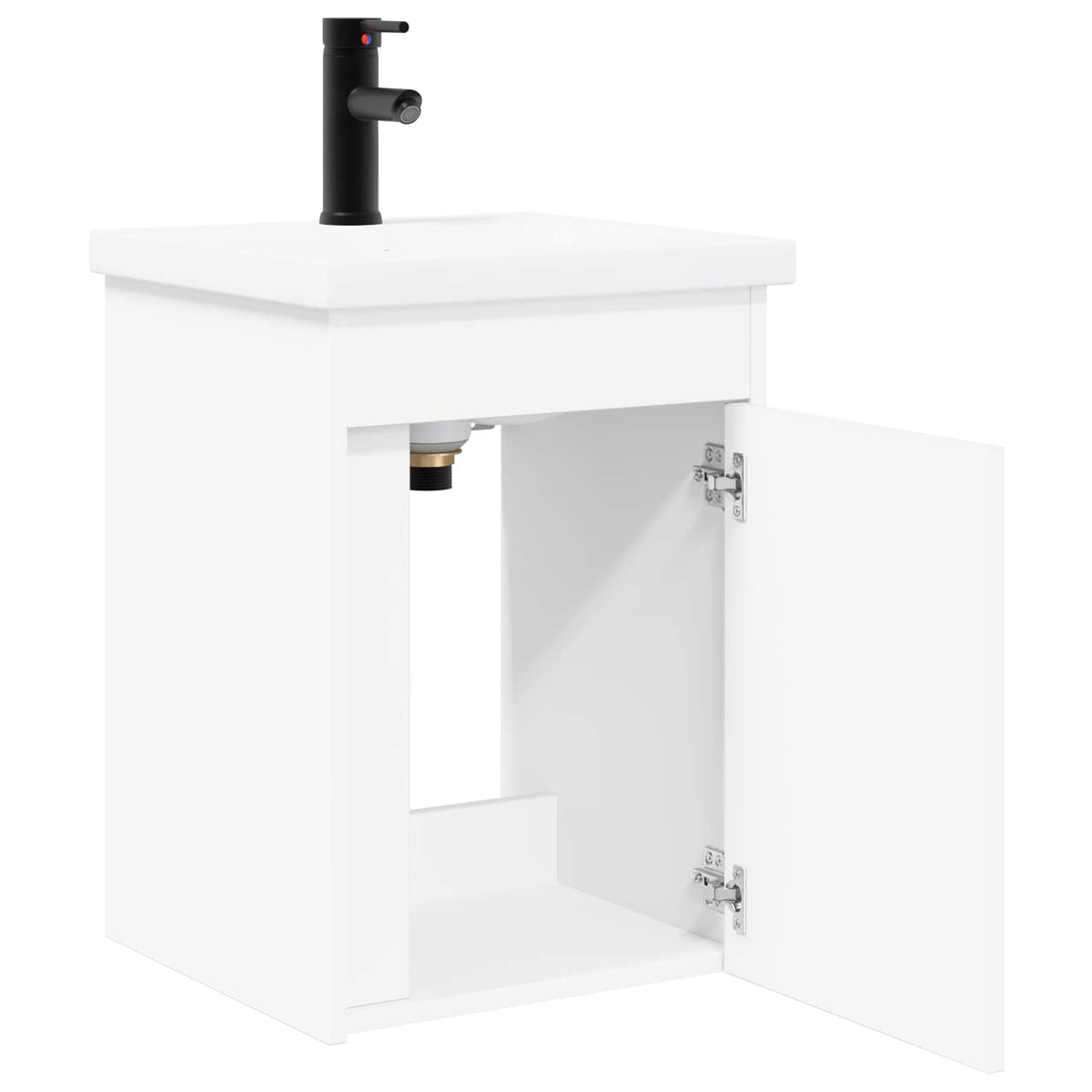 Bathroom Vanity Unit with Tap 42 x 40 x 74.5 cm White