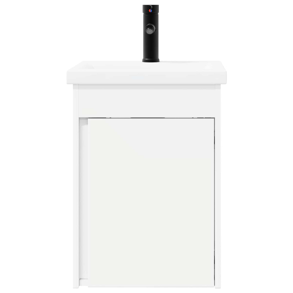 Bathroom Vanity Unit with Tap 42 x 40 x 74.5 cm White
