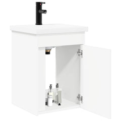 Bathroom Vanity Unit with Tap 42 x 40 x 74.5 cm White