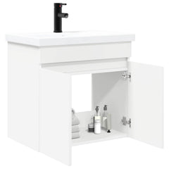 Bathroom Vanity Unit with Tap 61 x 40 x 74.5 cm White