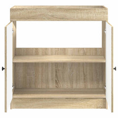 vidaXL Bathroom under Sink Cabinet Sonoma Oak 56 x 37.5 x 81 cm 4