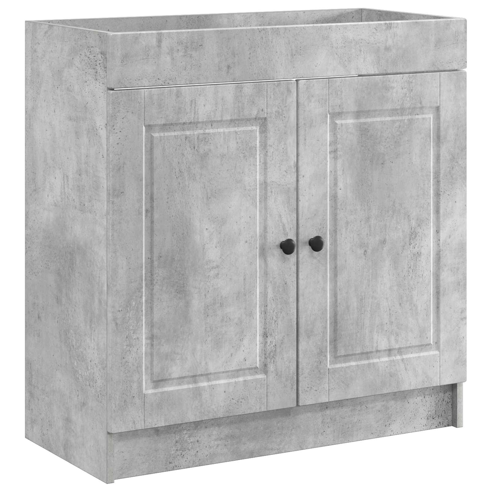 vidaXL Bathroom under Sink Cabinet Concrete Grey 56 x 37.5 x 81 cm 2