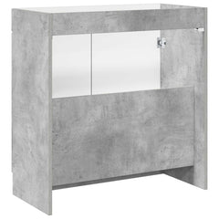 vidaXL Bathroom under Sink Cabinet Concrete Grey 56 x 37.5 x 81 cm 6