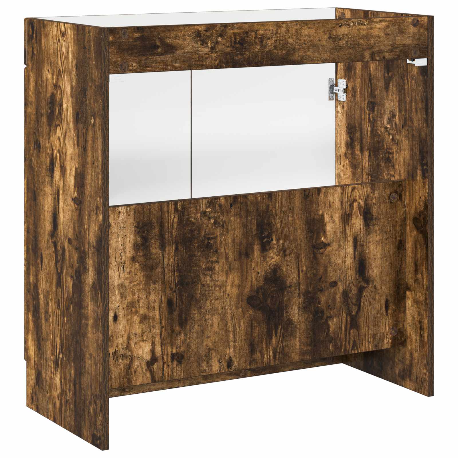 vidaXL Bathroom under Sink Cabinet Smoked Oak 56 x 37.5 x 81 cm 6