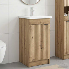 Bathroom Vanity with Sink 42 x 40 x 84.5 cm Artisan oak