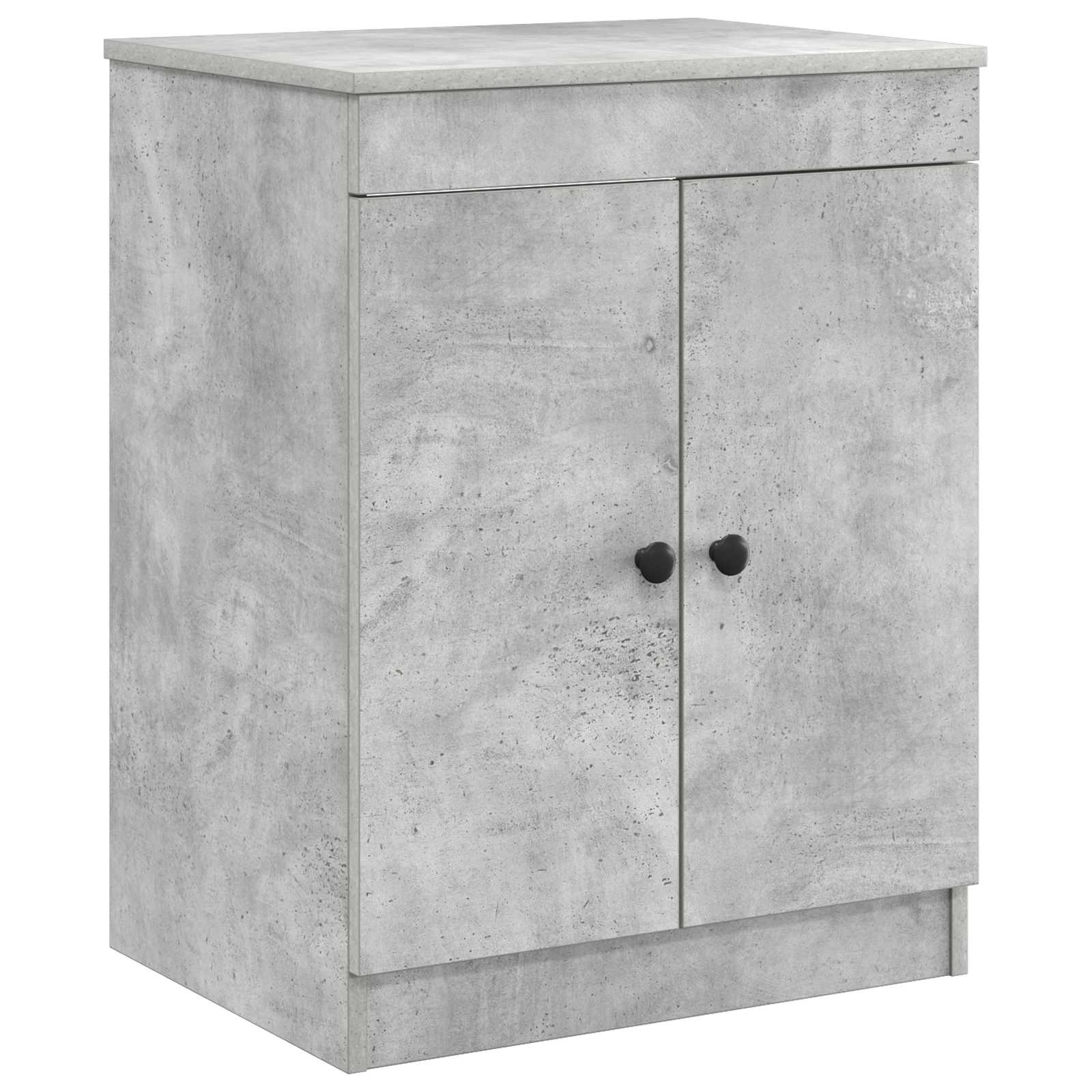 vidaXL Bathroom Cabinet Concrete Grey 54 x 41 x 70 cm Engineered Wood 2