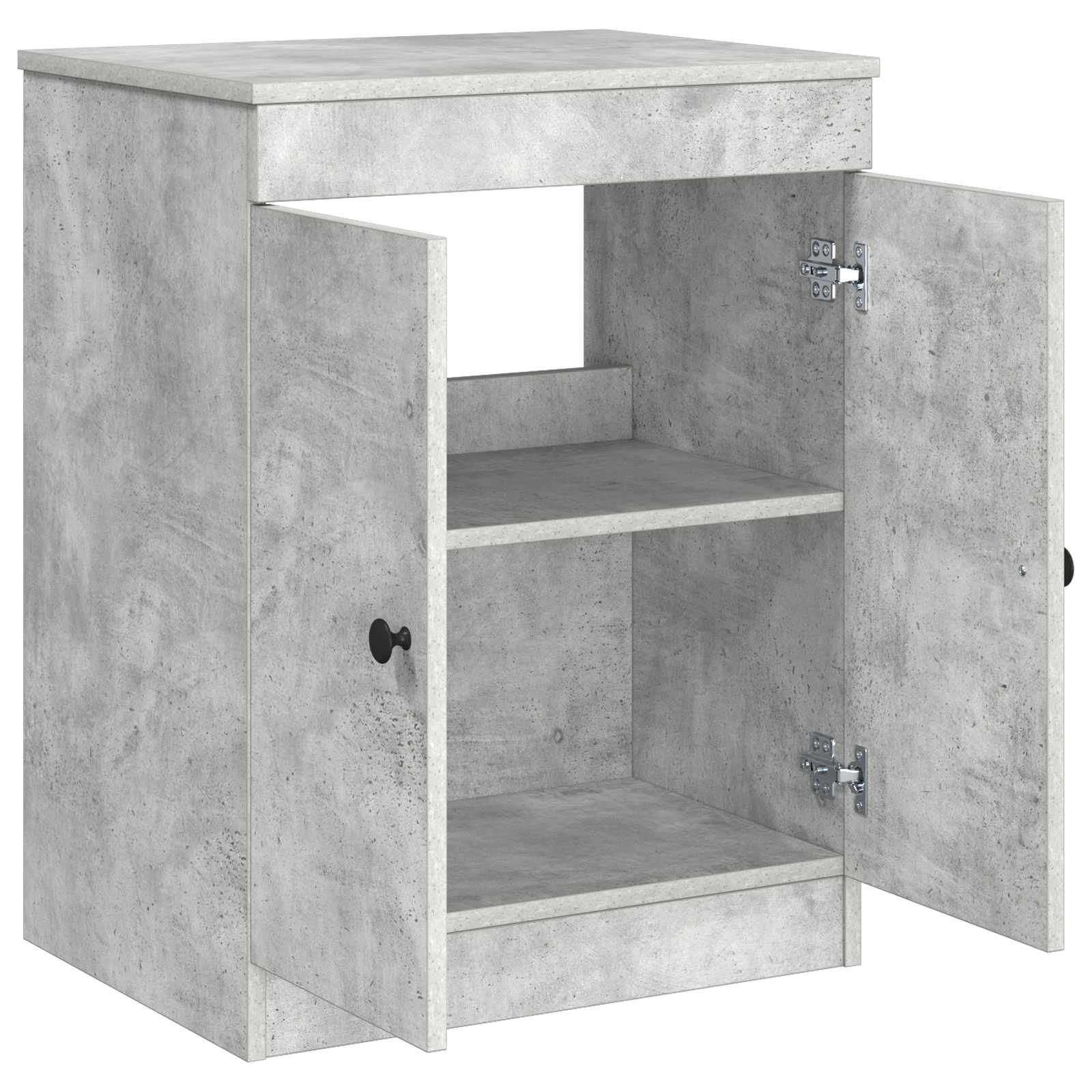 vidaXL Bathroom Cabinet Concrete Grey 54 x 41 x 70 cm Engineered Wood 4