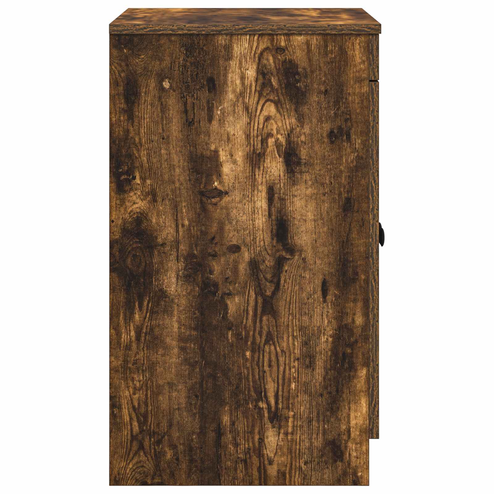vidaXL Bathroom Cabinet Smoked Oak 54 x 41 x 70 cm Engineered Wood 5