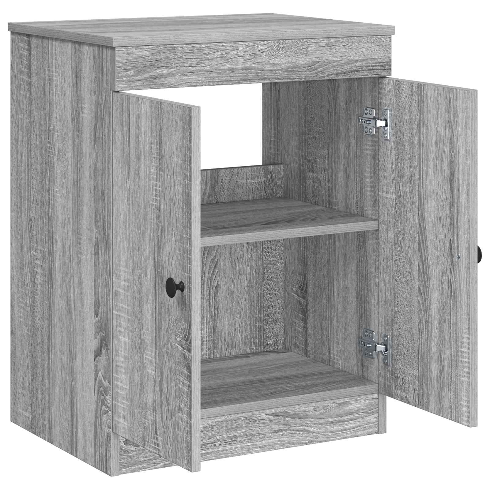 vidaXL Bathroom Cabinet Grey Sonoma 54 x 41 x 70 cm Engineered Wood 4