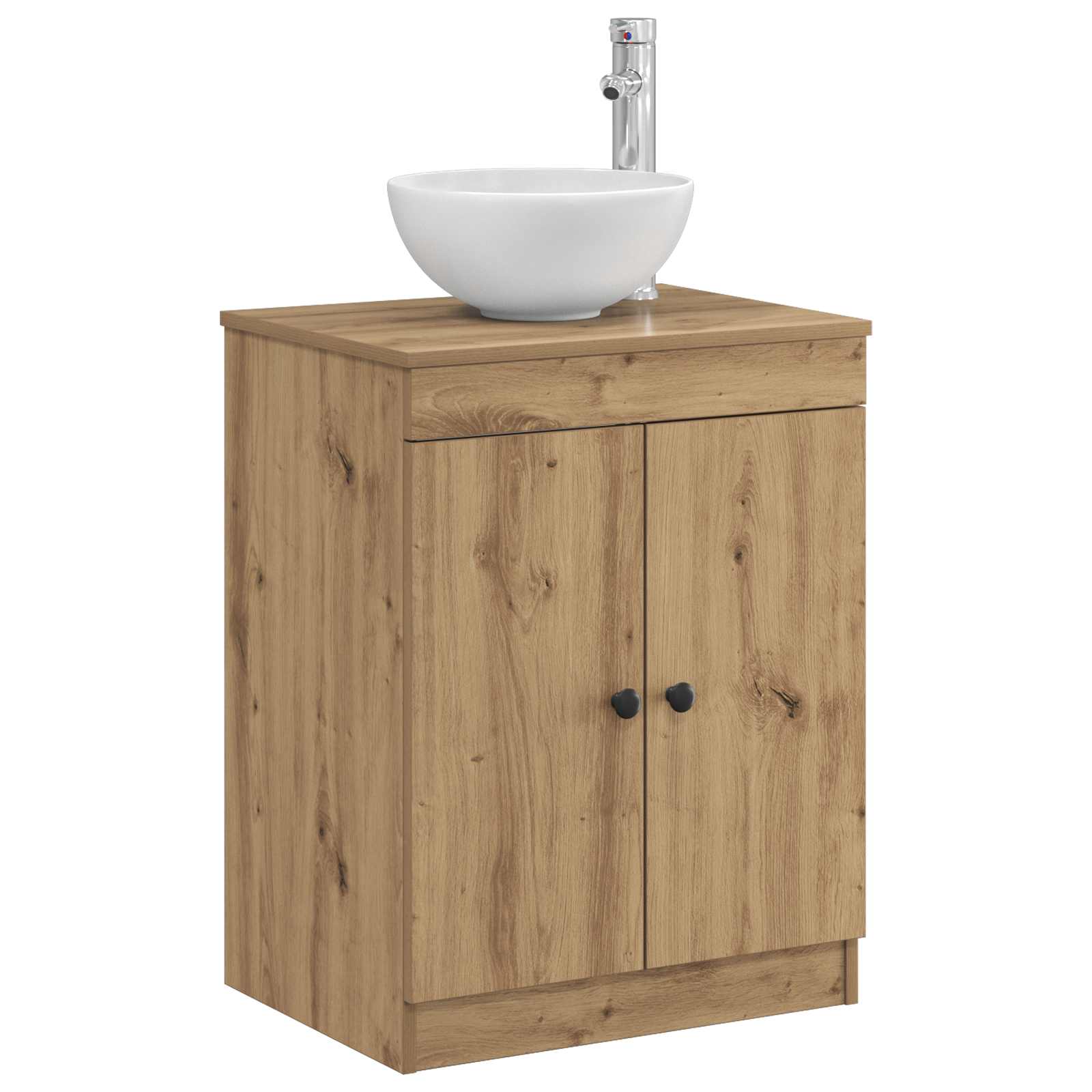 vidaXL Bathroom Cabinet Artisan Oak 54 x 41 x 70 cm Engineered Wood 3