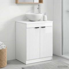 Bathroom Cabinet 54 x 41 x 70 cm Engineered Wood High gloss white