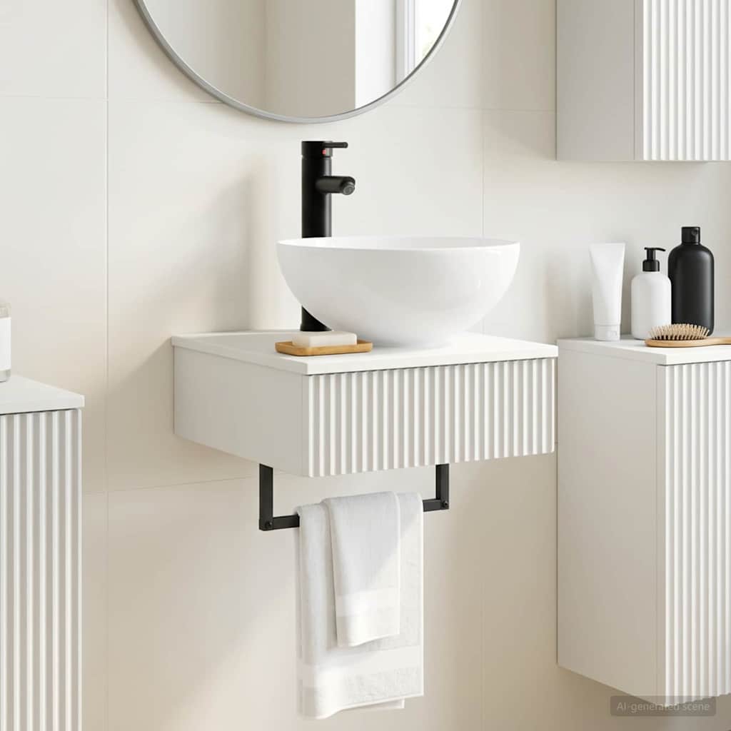 Wall-mounted Bathroom Sink Cabinet 40 x 41 x 56 cm White