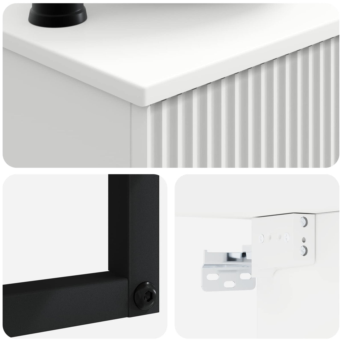 Wall-mounted Bathroom Sink Cabinet White