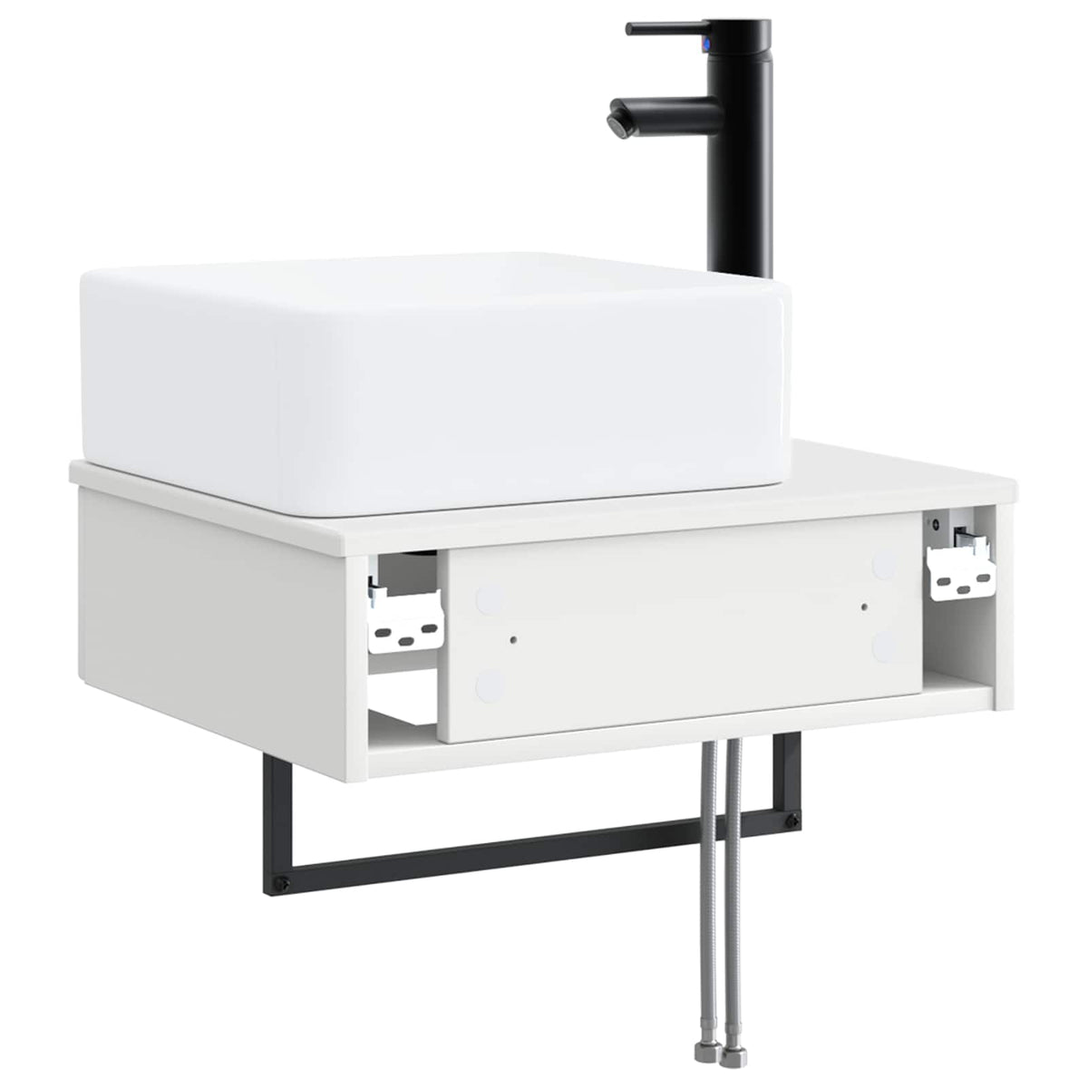 Wall-mounted Bathroom Sink Cabinet White