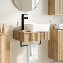 Wall-mounted Bathroom Sink Cabinet 50 x 41 x 56 cm Artisan oak