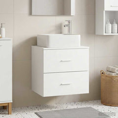 Wall-mounted Bathroom Sink Cabinet 49.5 x 41 x 80 cm White