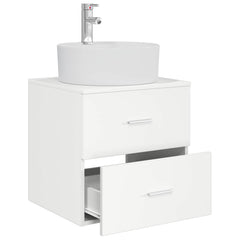 Wall-mounted Bathroom Sink Cabinet White