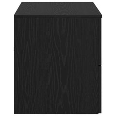 vidaXL Wall-Mounted Bathroom Cabinet Black Oak 62.5 x 44.5 x 50 cm 4