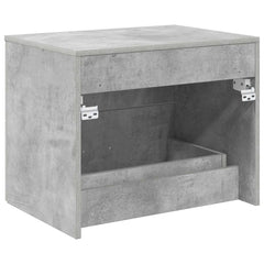 vidaXL Wall-Mounted Bathroom Cabinet Concrete Grey 62.5 x 44.5 x 50 cm 5